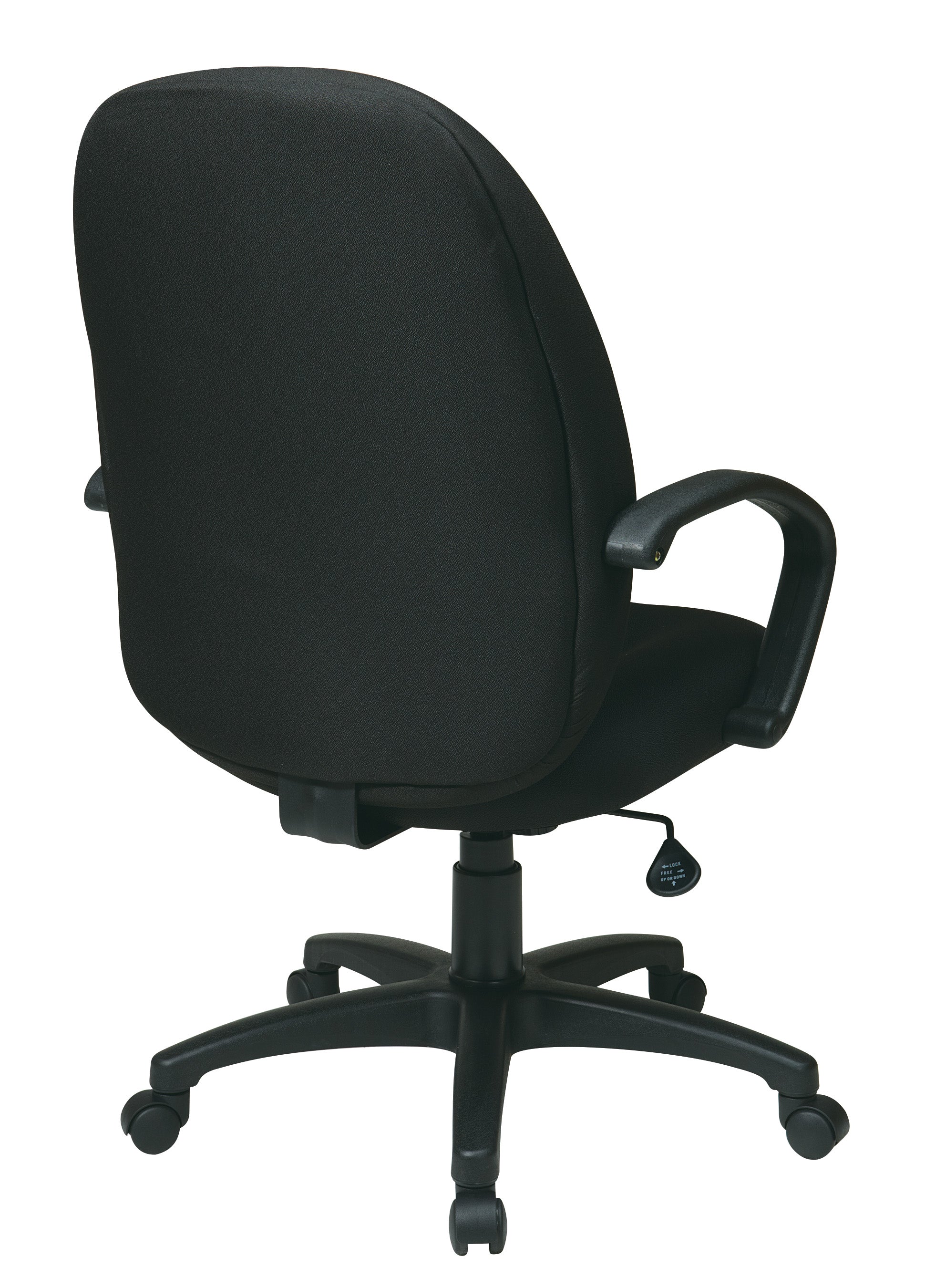 Executive High Back Managers Chair with Fabric Back